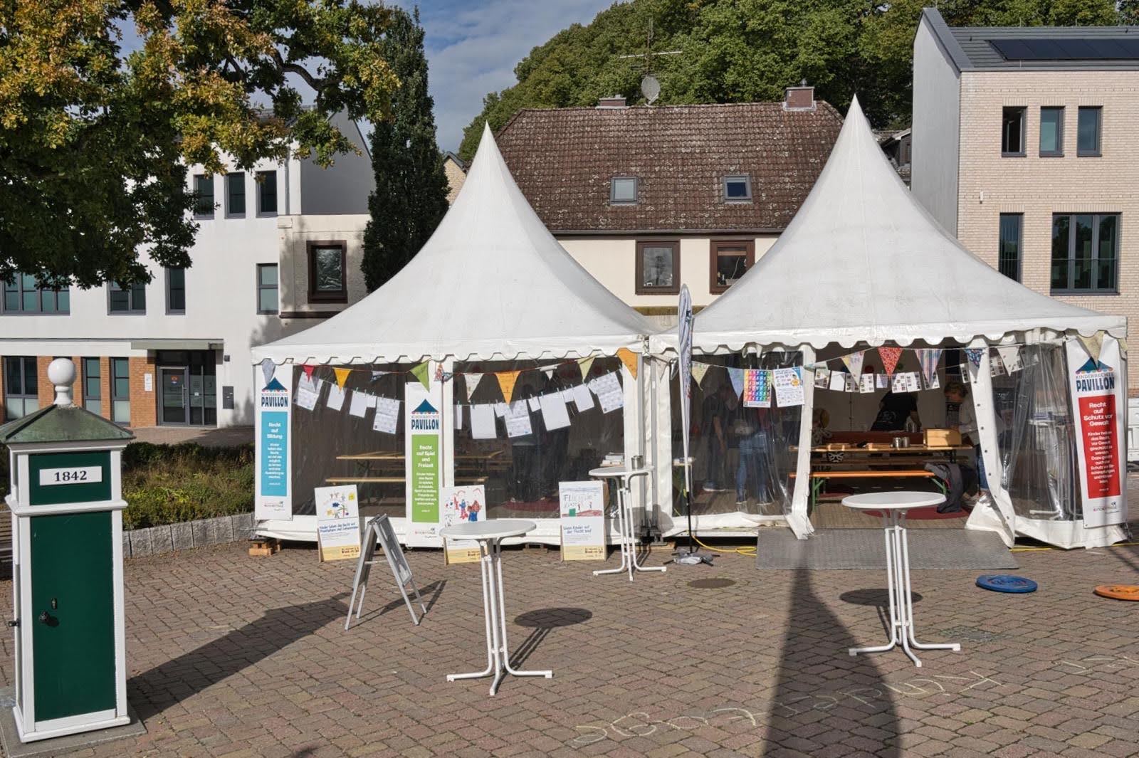 Die DGS im Kinderrechte-Pavillon in Reinfeld
